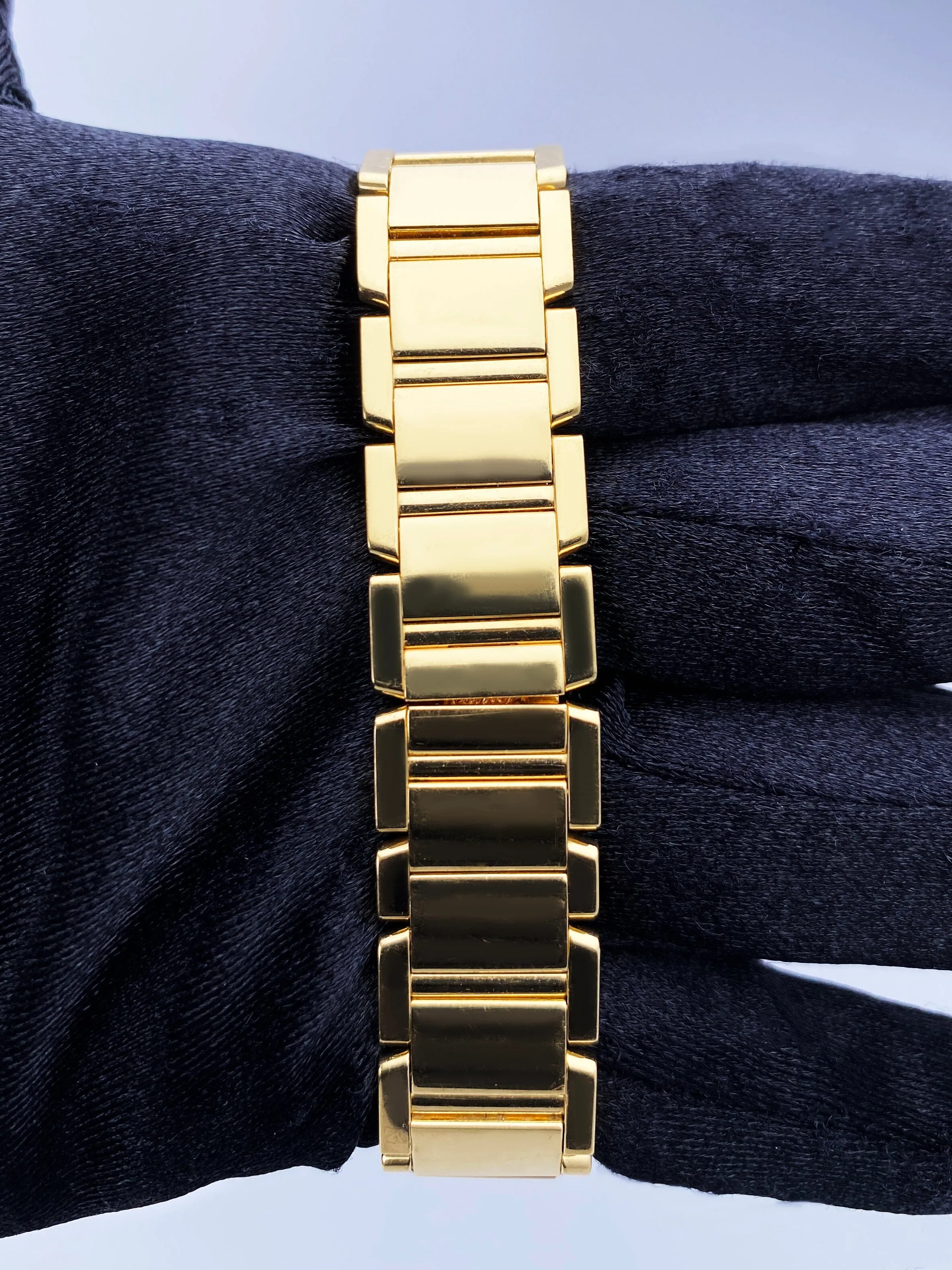 Cartier Tank Francaise W50002N2 18K Yellow Gold Ladies Watch