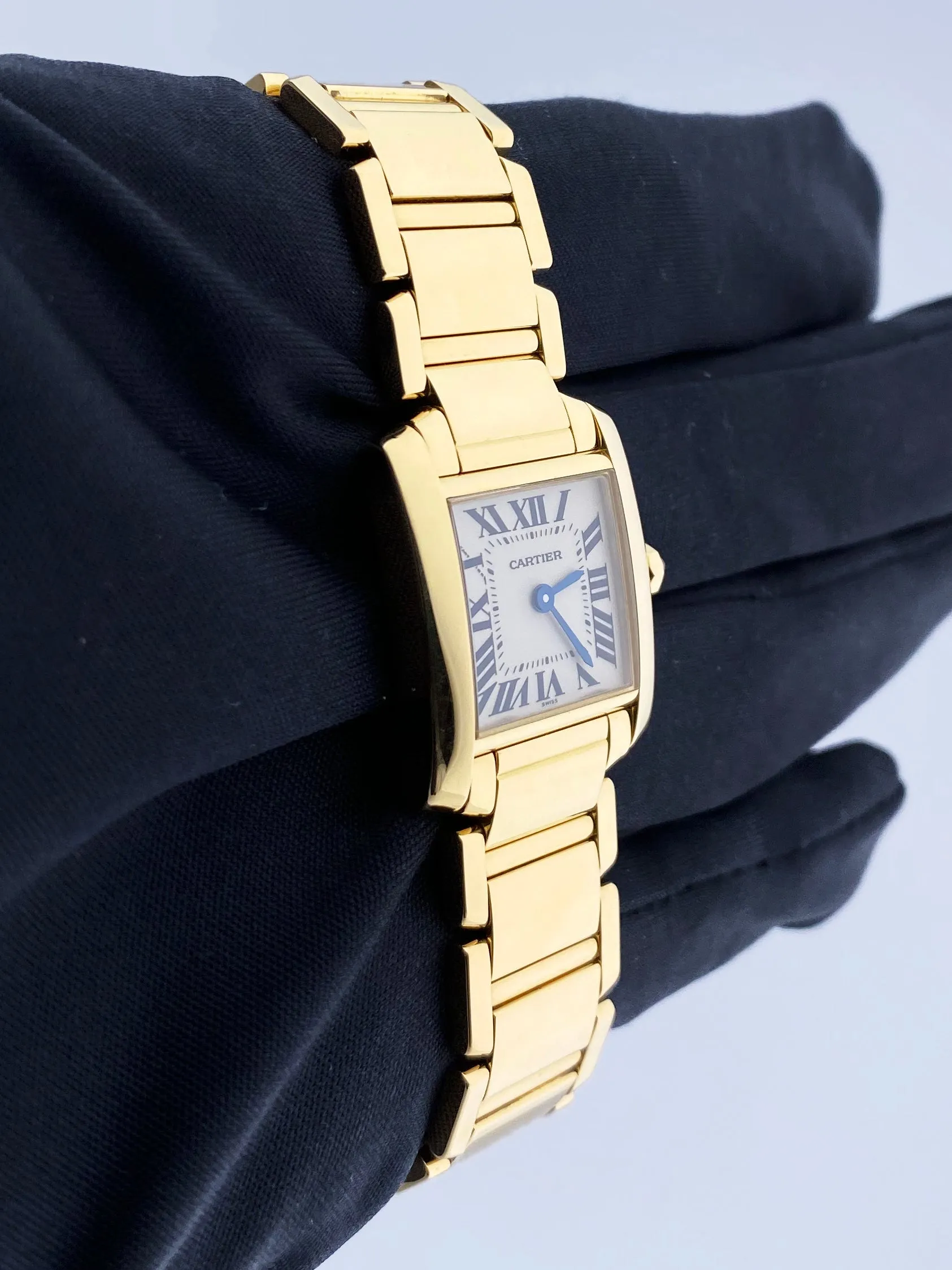 Cartier Tank Francaise W50002N2 Yellow Gold Ladies Watch