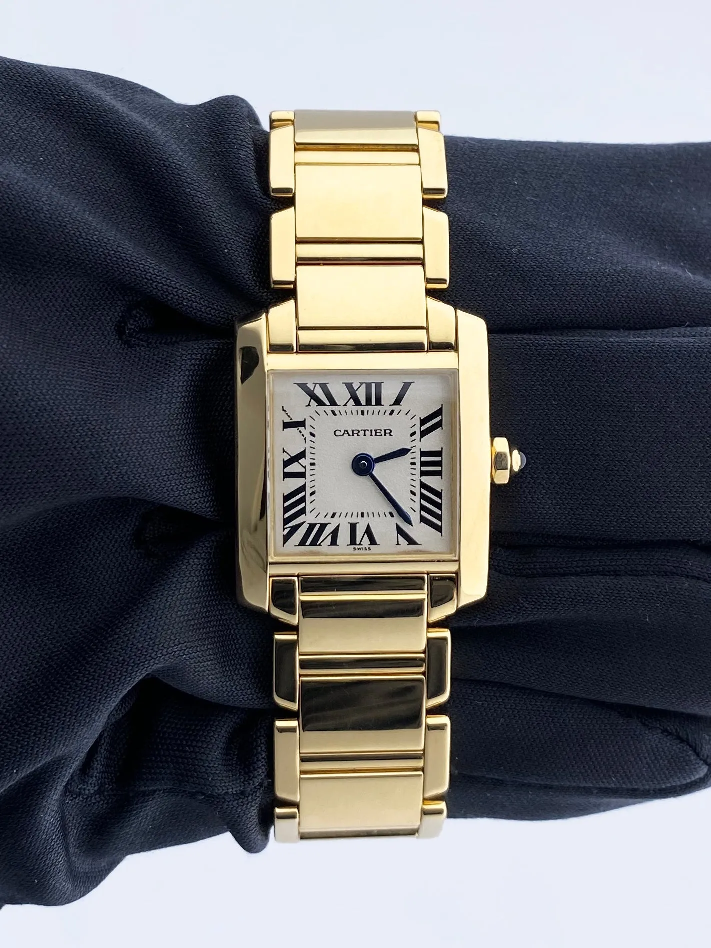 Cartier Tank Francaise W50002N2 Yellow Gold Ladies Watch