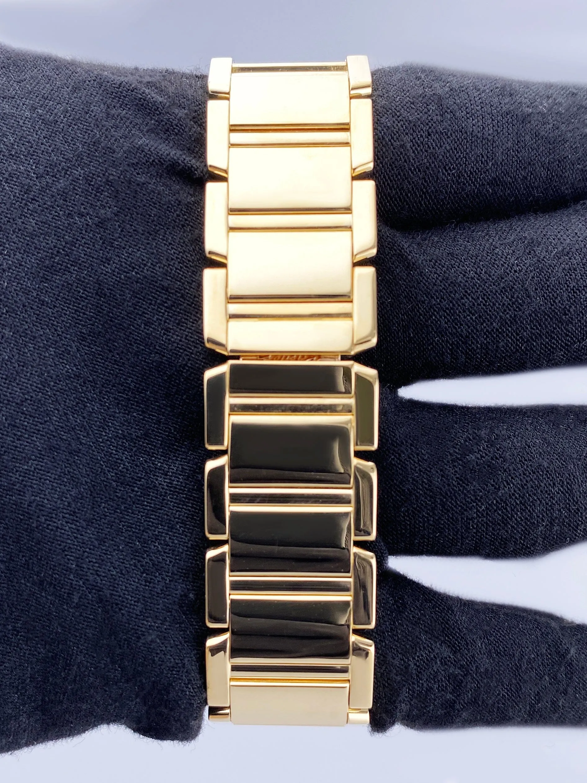 Cartier Tank Francaise W50003N2 Midsize Ladies Watch Box Papers