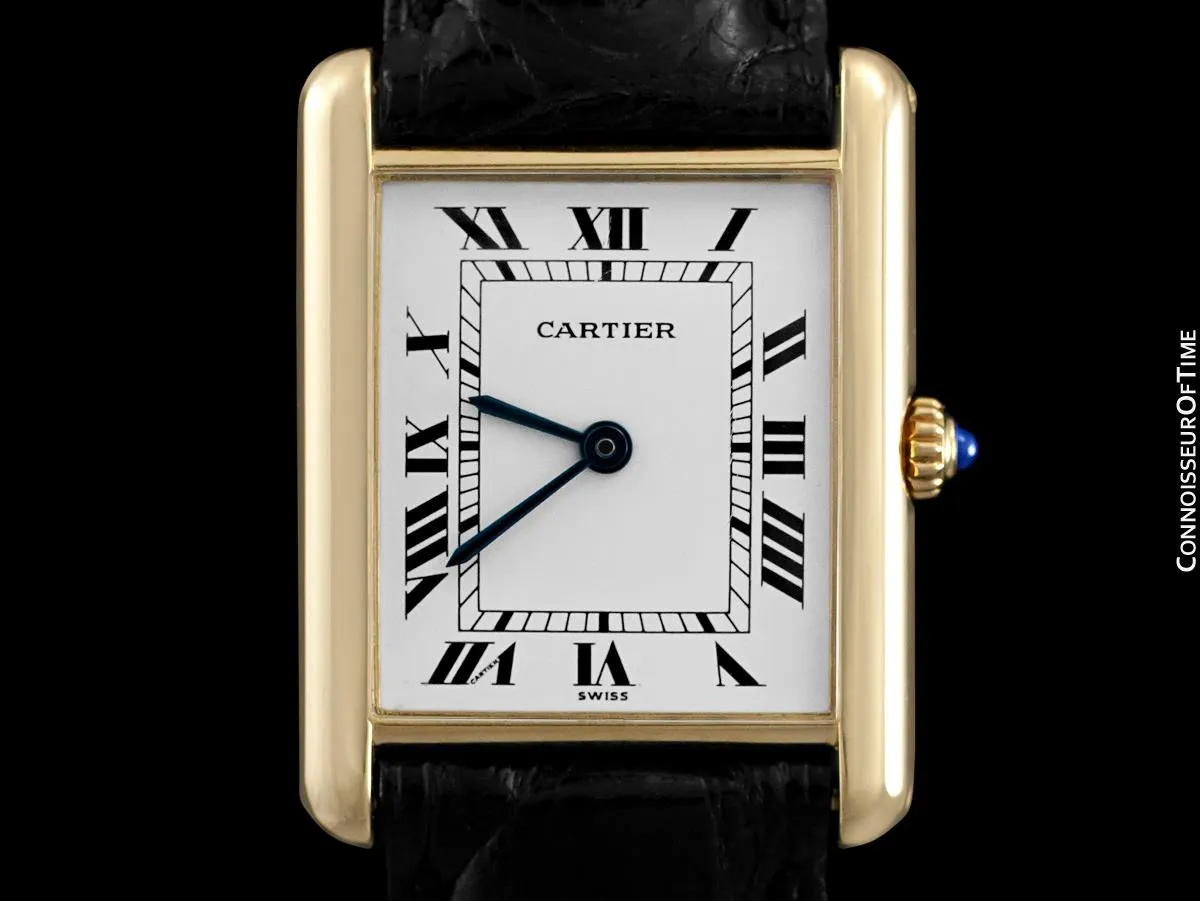 Cartier Tank Louis Mens (Midsize) Watch - Solid 18K Gold