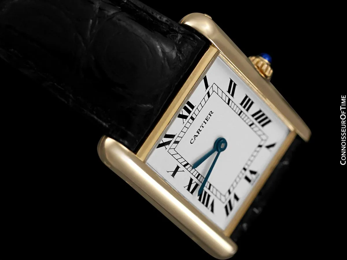 Cartier Tank Louis Mens (Midsize) Watch - Solid 18K Gold