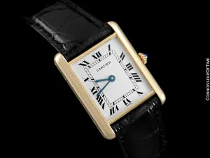 Cartier Tank Louis Mens (Midsize) Watch - Solid 18K Gold