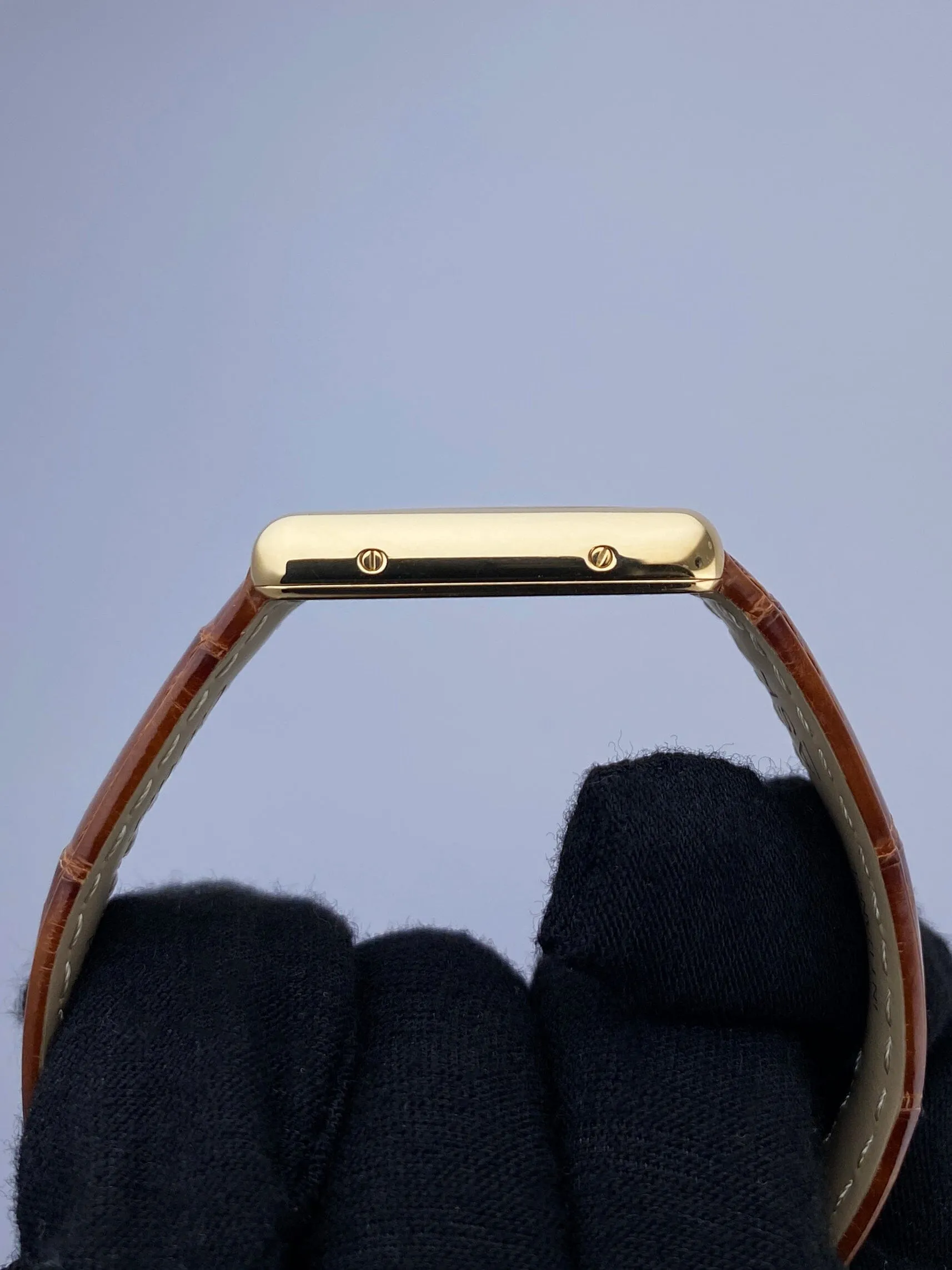 Cartier Tank Louis W1529856 18K Yellow Gold Ladies Watch Box Papers