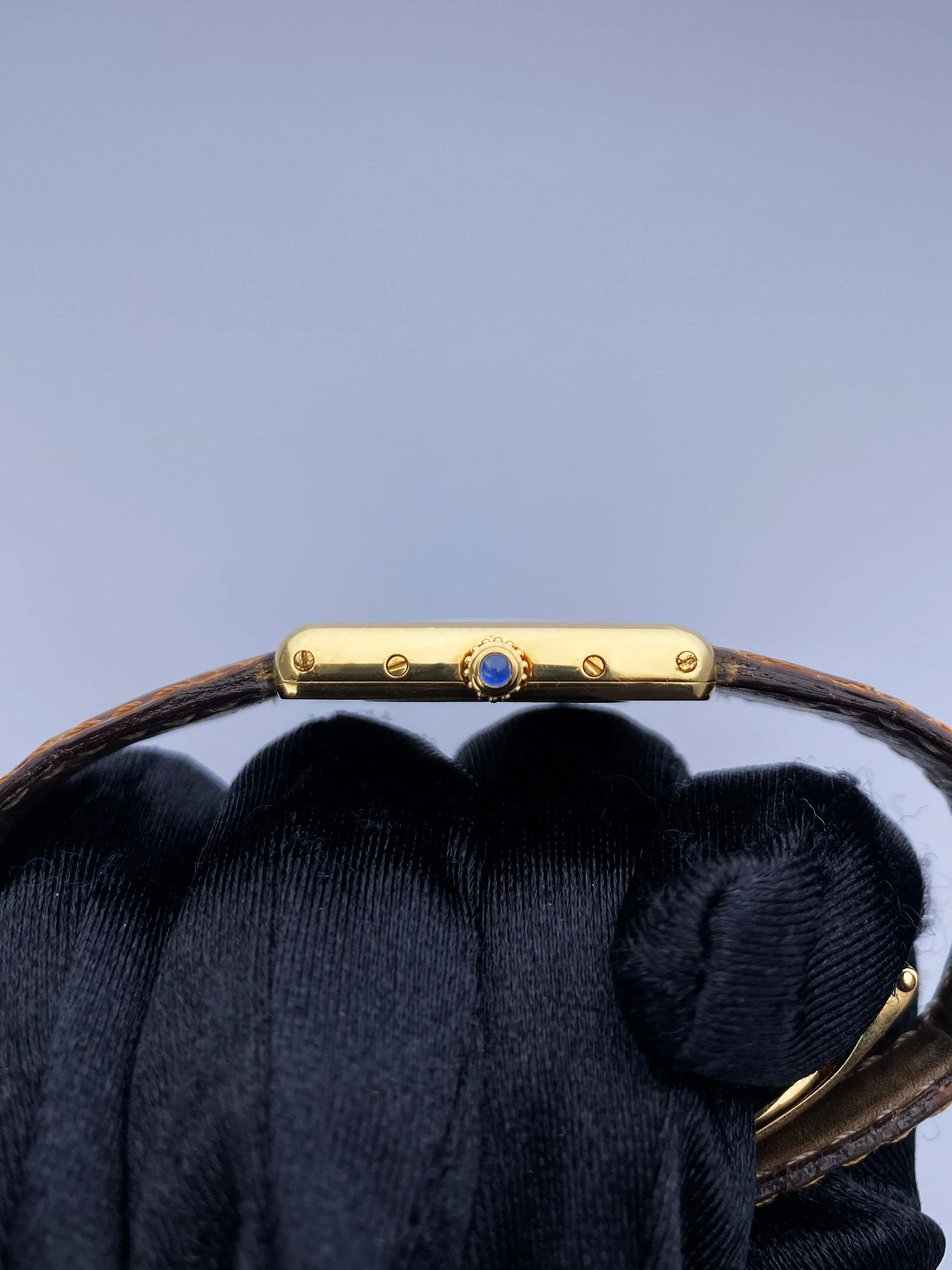 Cartier Tank Paris 18K Yellow Gold Ladies Watch