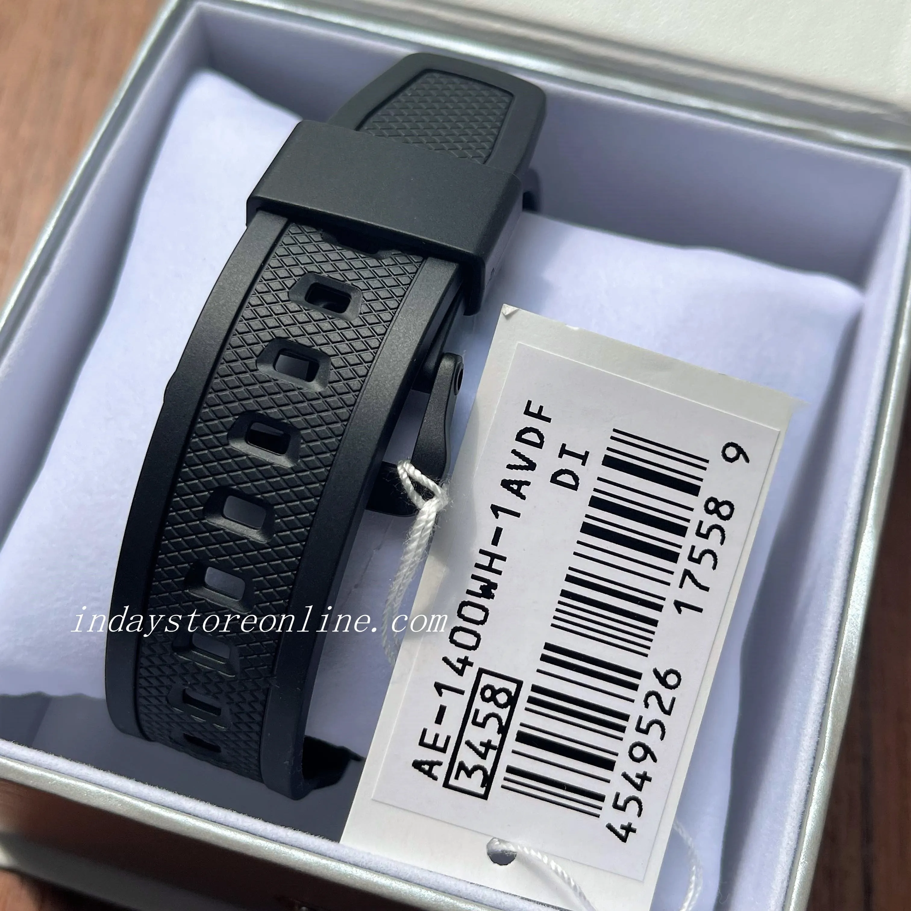 Casio Digital Men's Watch AE-1400WH-1A Digital Resin Band Resin Glass Battery life: 10 years
