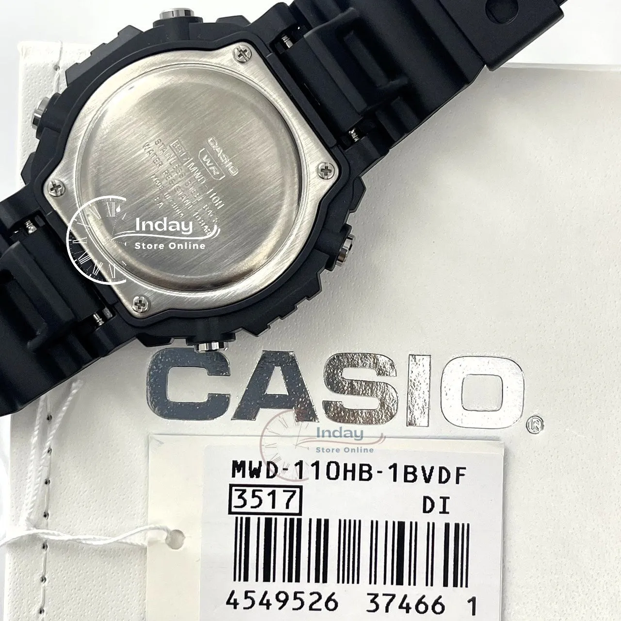 Casio Digital Men's Watch MWD-110HB-1B Resin Band Resin Glass Battery Life: 10 years