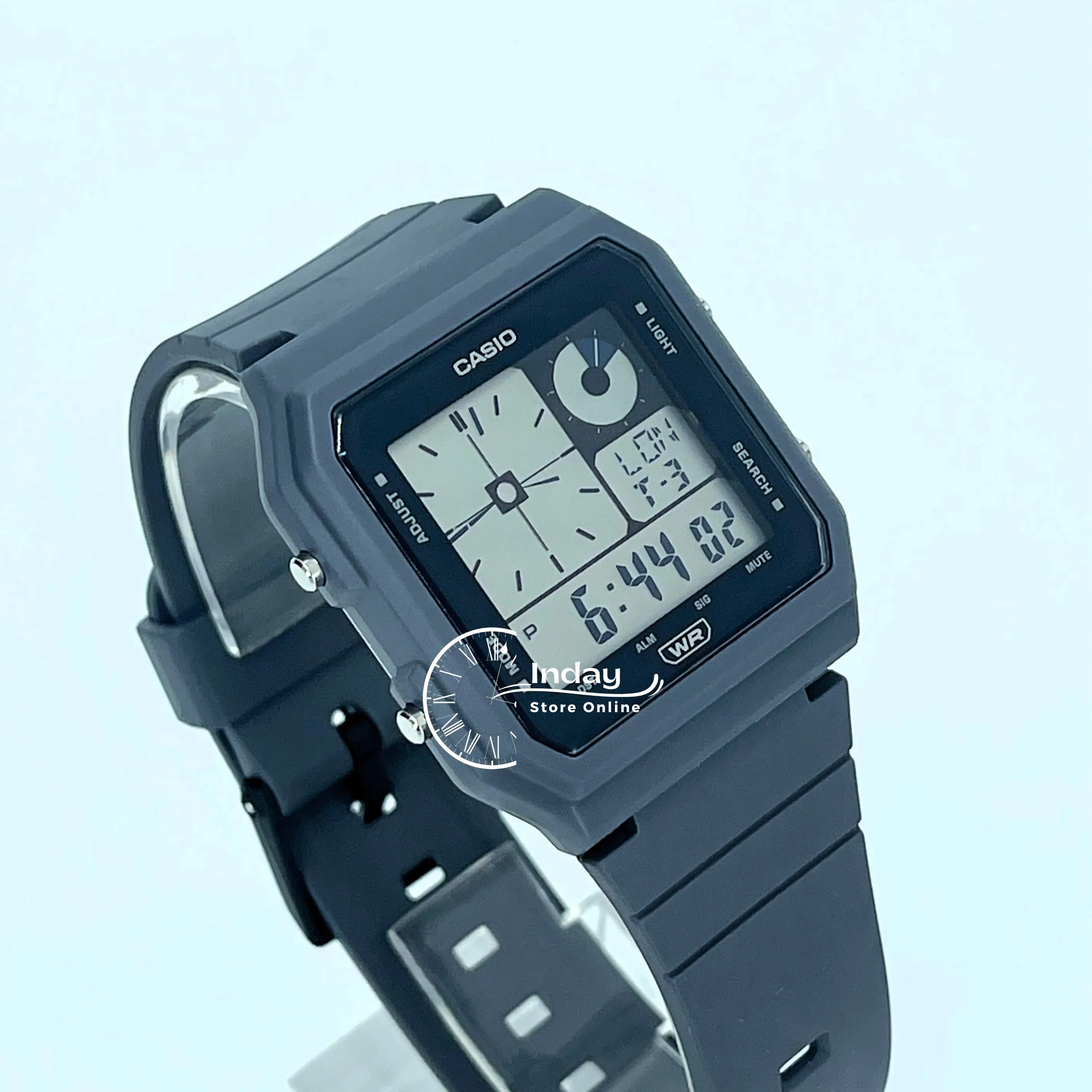 Casio Digital Unisex Watch LF-20W-8A2 Digital Resin Band Resin Glass