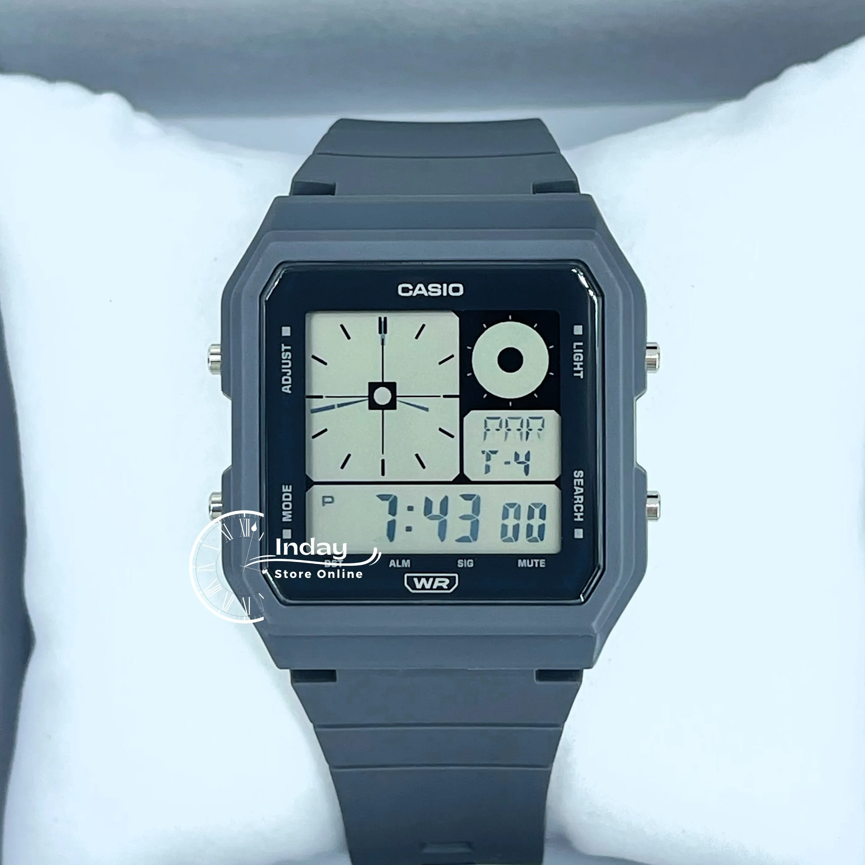 Casio Digital Unisex Watch LF-20W-8A2 Digital Resin Band Resin Glass