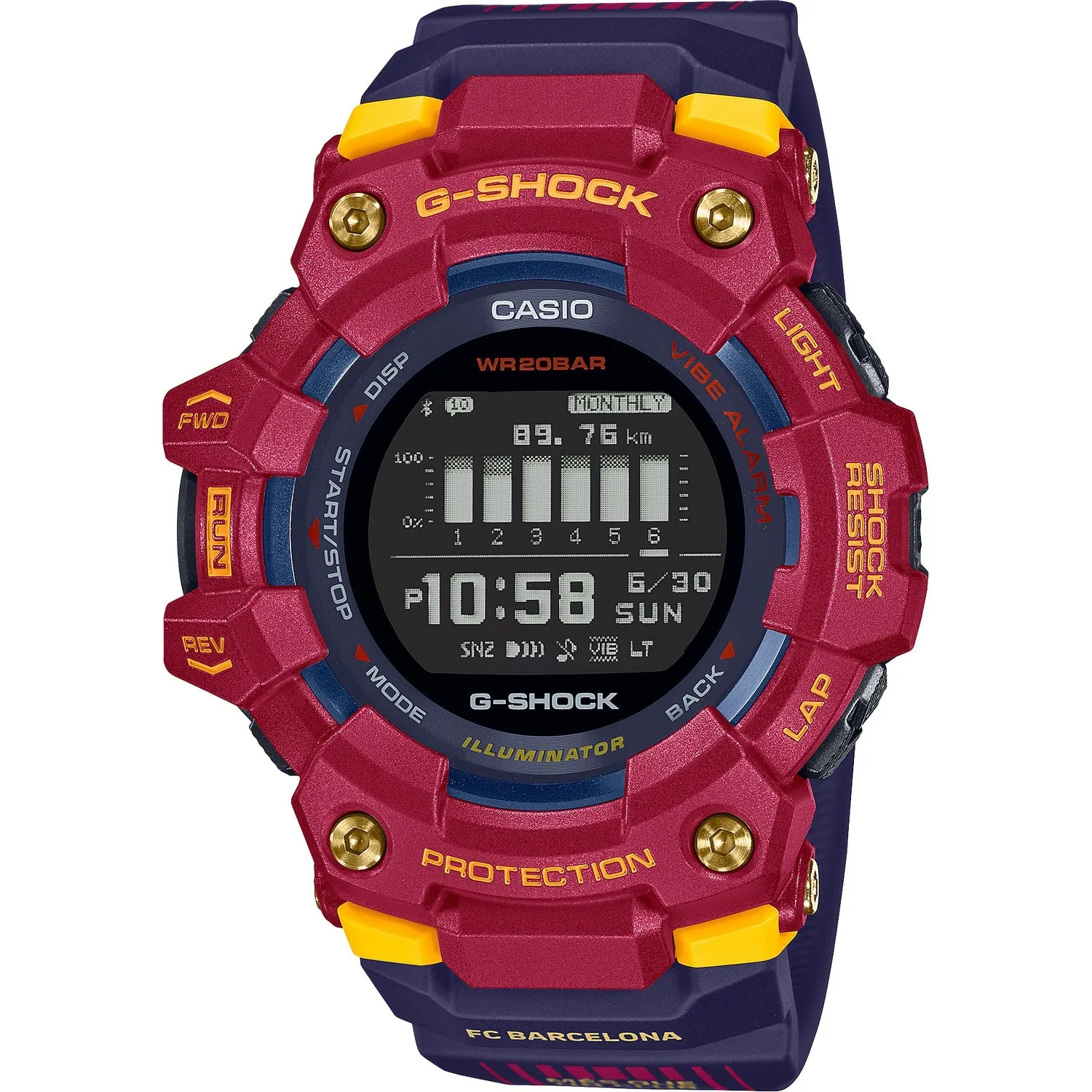 Casio G-Shock Matchday: Inside FC Barcelona GBD100BAR-4