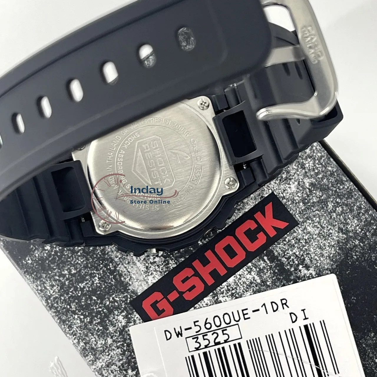 Casio G-Shock Men's Watch DW-5600UE-1 Resin Band Mineral Glass Shock Resistant