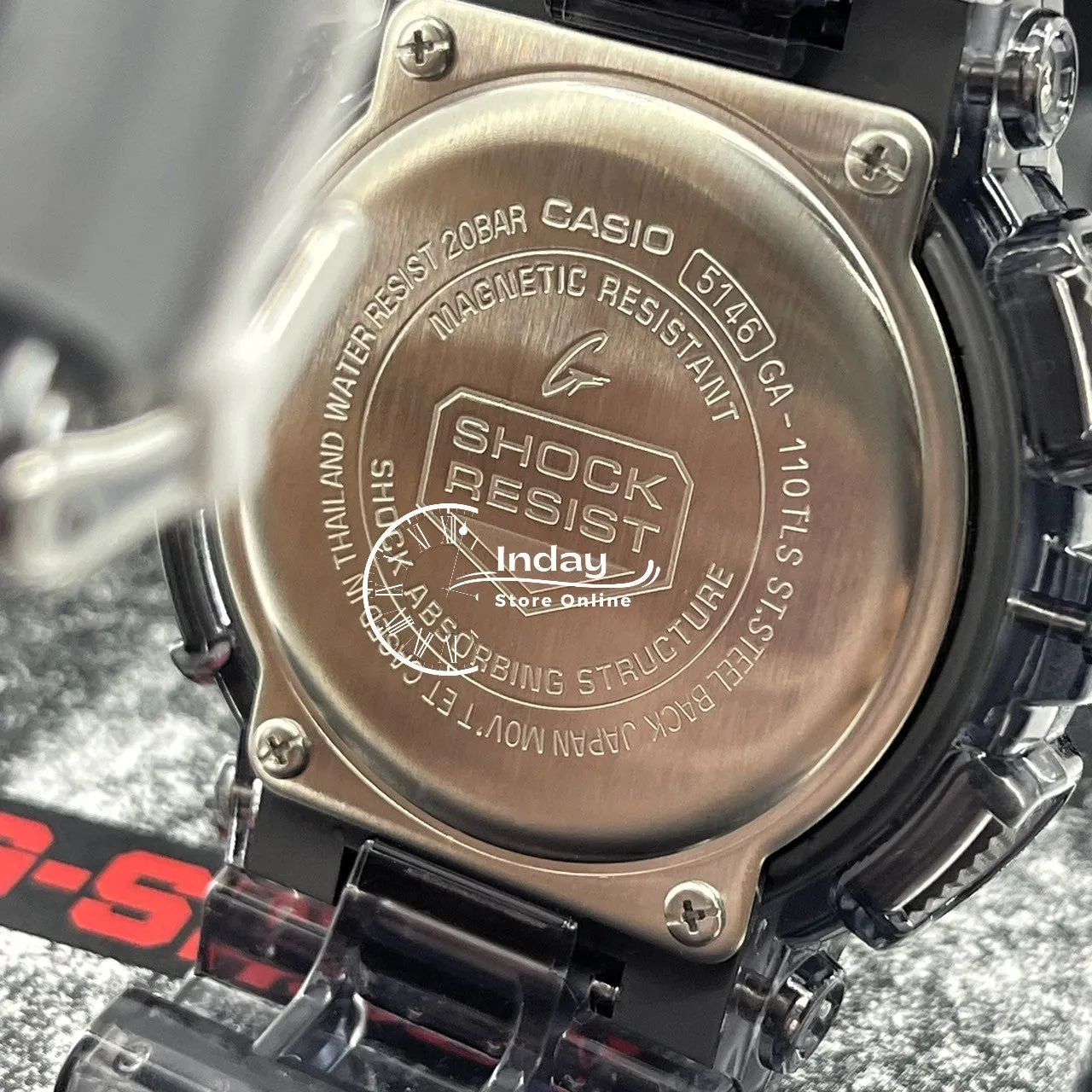 Casio G-Shock Men's Watch GA-110TLS-8A Shock Resistant Magnetic Resistant Mineral Glass