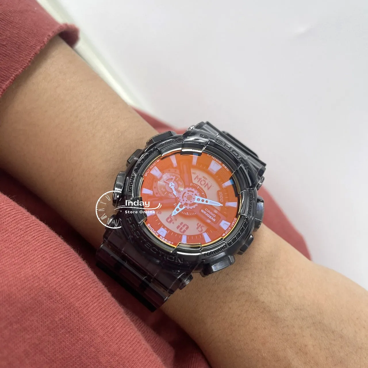 Casio G-Shock Men's Watch GA-110TLS-8A Shock Resistant Magnetic Resistant Mineral Glass