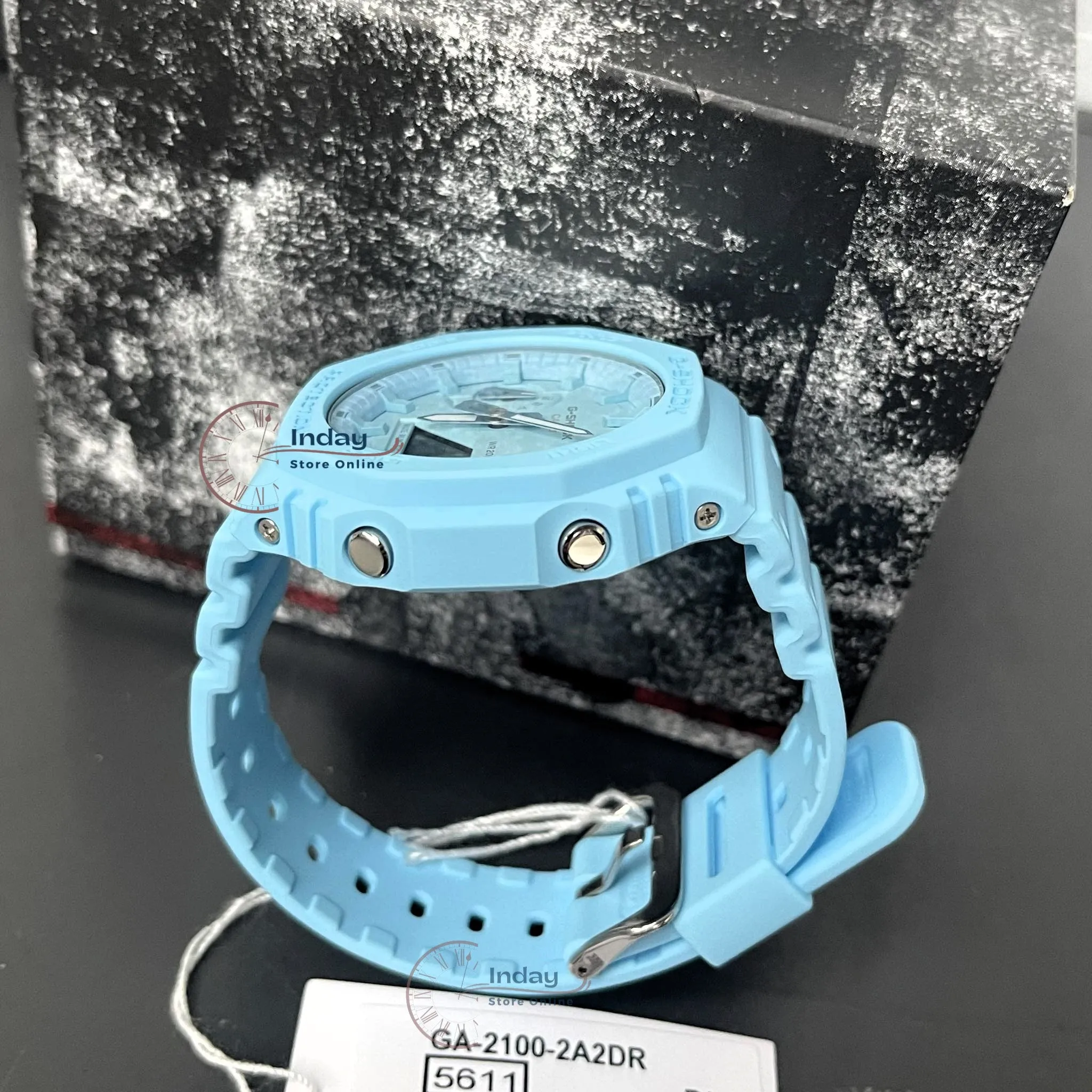 Casio G-Shock Men's Watch GA-2100-2A2 Shock Resistant Carbon Core Guard Structure