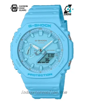 Casio G-Shock Men's Watch GA-2100-2A2 Shock Resistant Carbon Core Guard Structure
