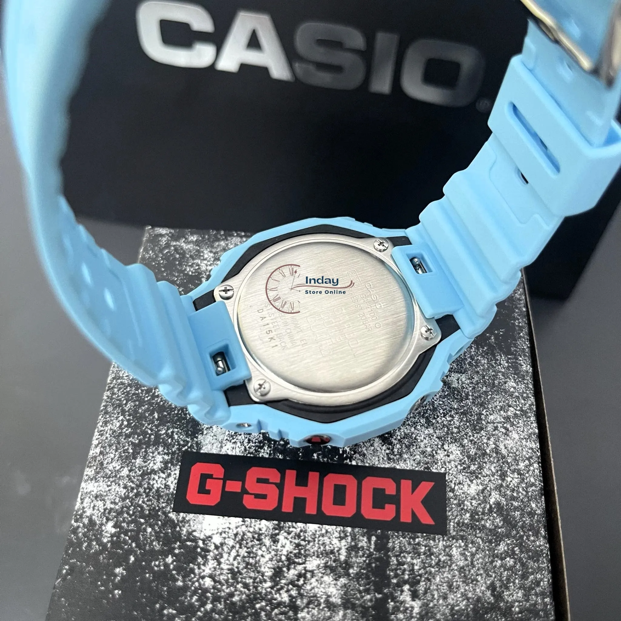 Casio G-Shock Men's Watch GA-2100-2A2 Shock Resistant Carbon Core Guard Structure