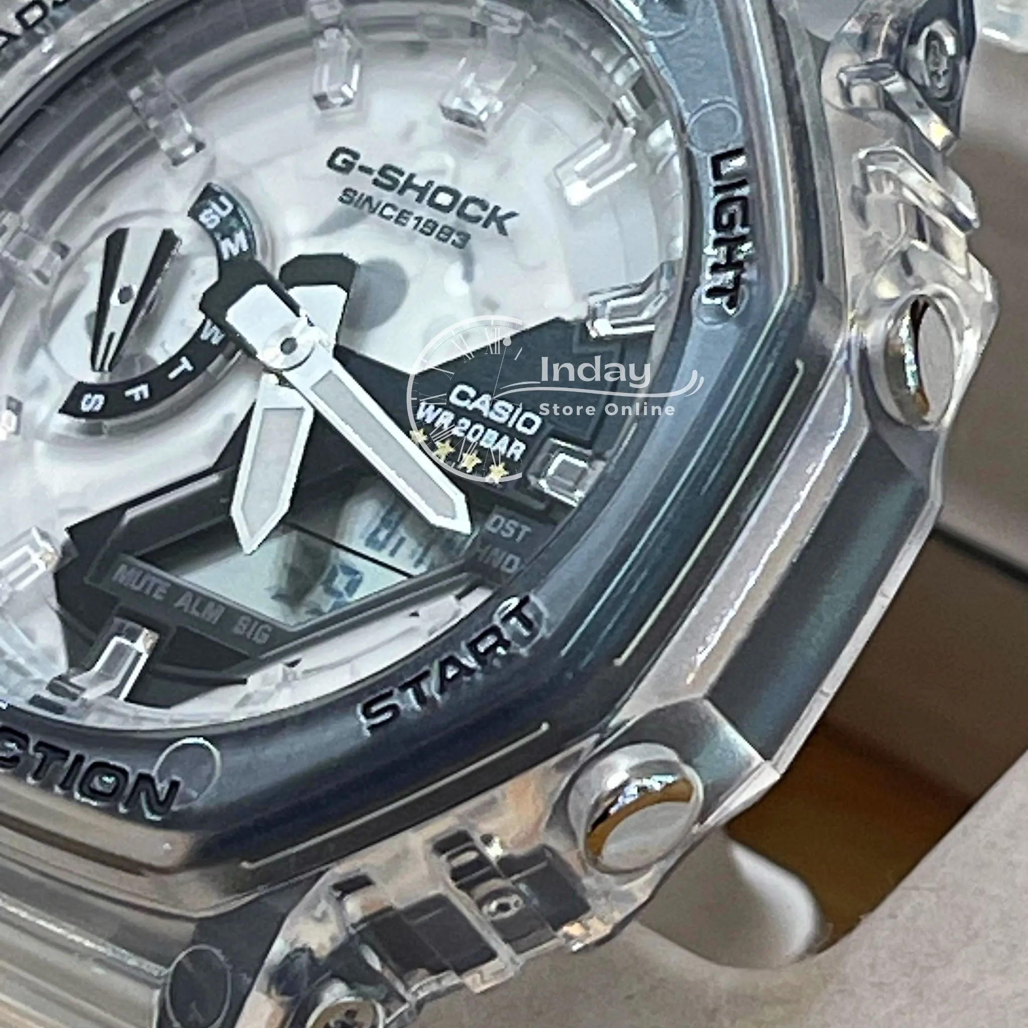 Casio G-Shock Men's Watch GA-2140RX-7A Analog-Digital 40th Anniversary CLEAR REMIX 2100 Series