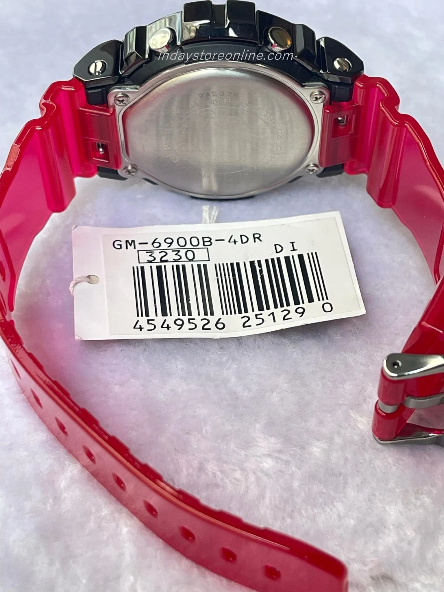 Casio G-Shock Men's Watch GM-6900B-4 Digital 6900 Series Resin Band Shock Resistant Mineral Glass