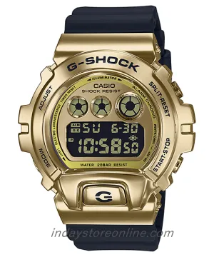Casio G-Shock Men's Watch GM-6900G-9 Digital 6900 Series Resin Band Shock Resistant Mineral Glass