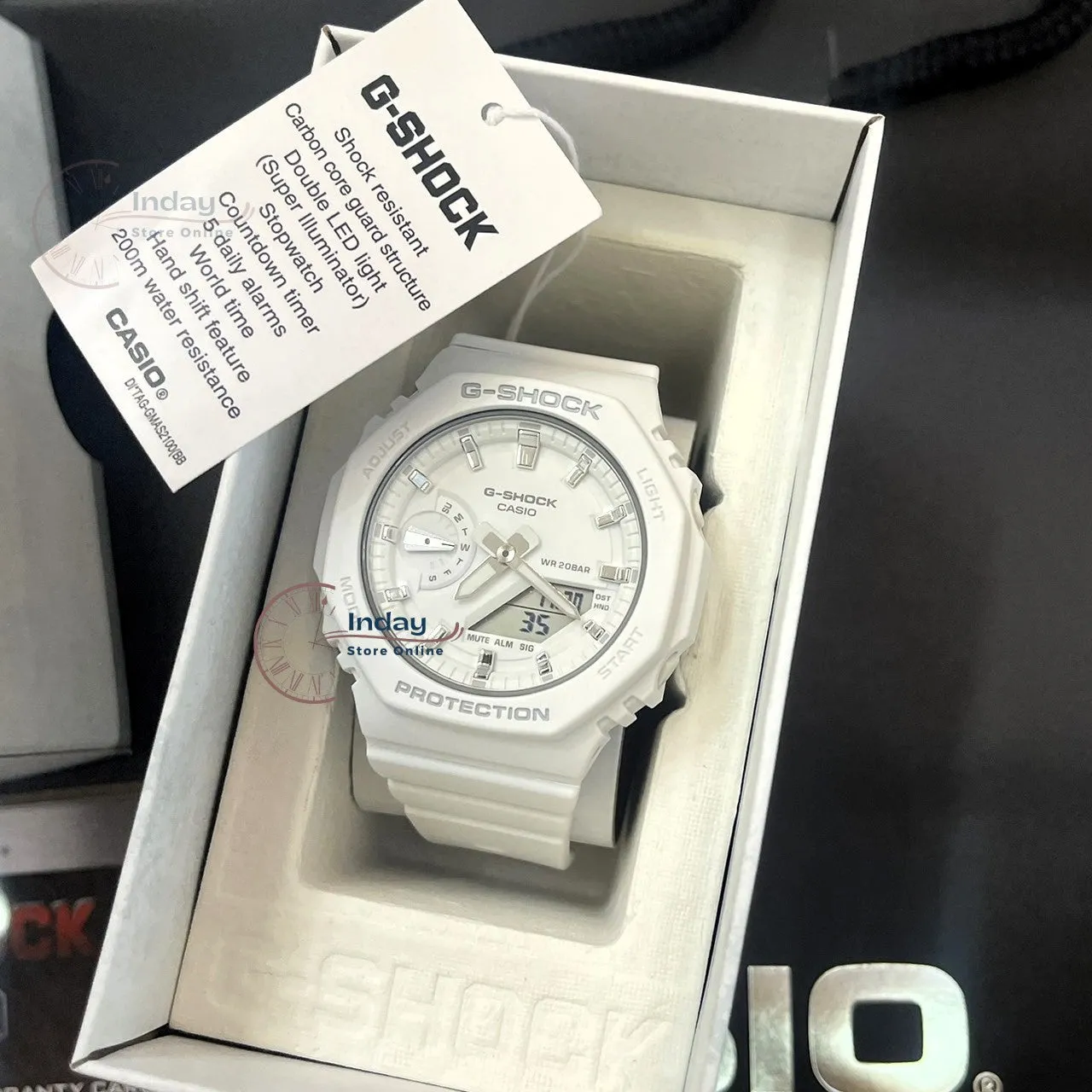 Casio G-Shock Women's Watch GMA-S2100-7A Mineral Glass Shock Resistant Carbon Core Guard Structure