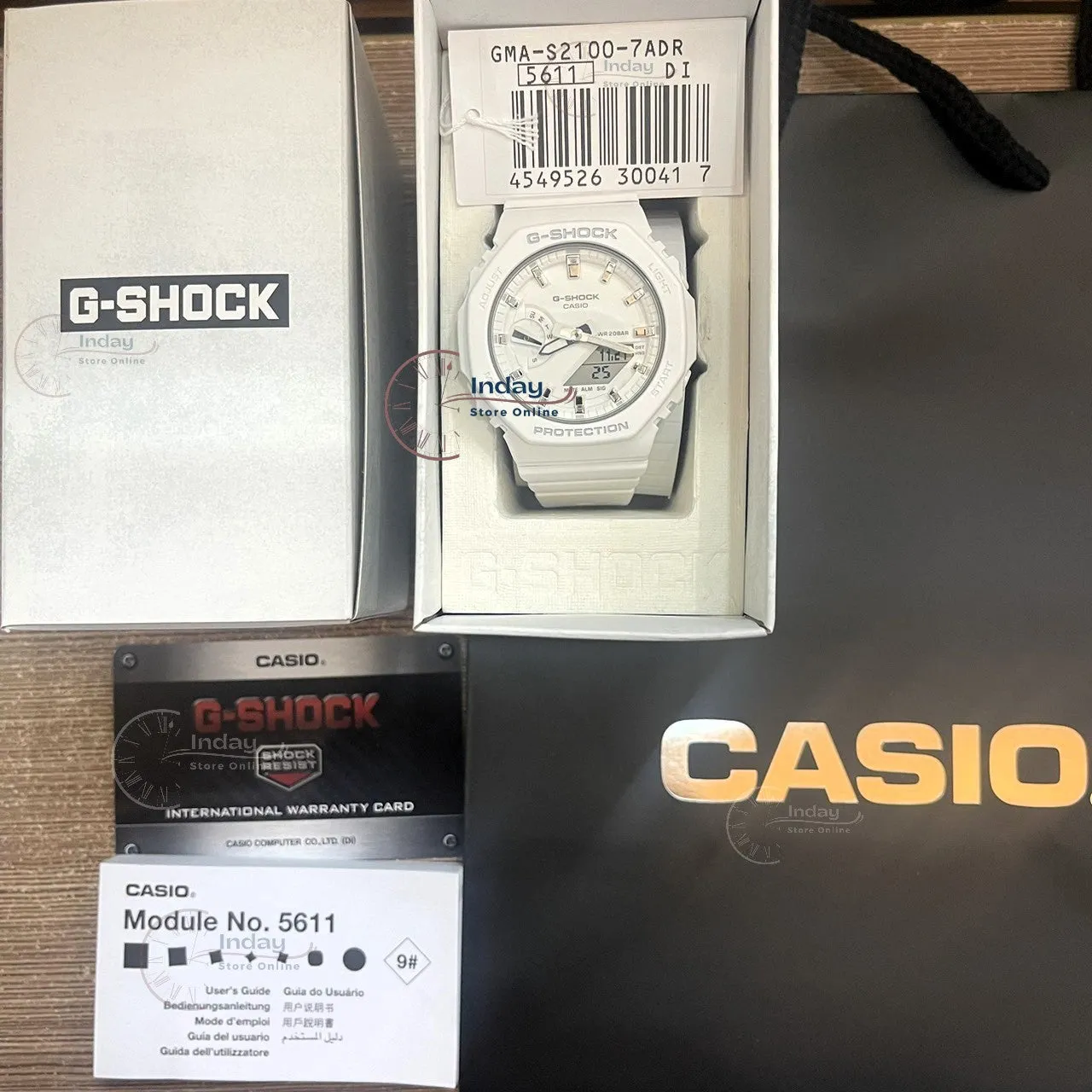 Casio G-Shock Women's Watch GMA-S2100-7A Mineral Glass Shock Resistant Carbon Core Guard Structure