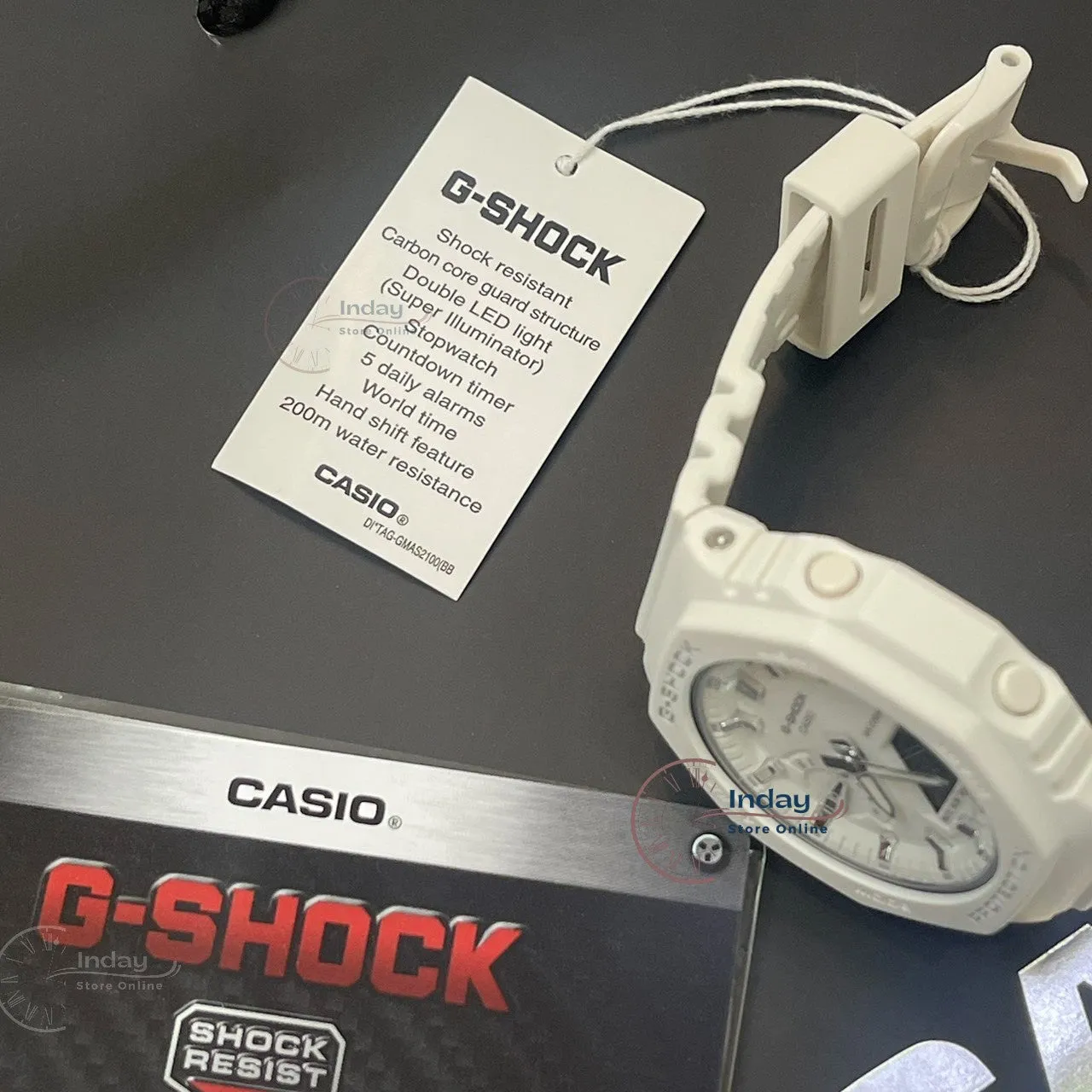 Casio G-Shock Women's Watch GMA-S2100-7A Mineral Glass Shock Resistant Carbon Core Guard Structure