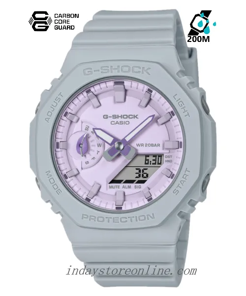 Casio G-Shock Women's Watch GMA-S2100NC-8A Analog-Digital New Arrival Shock Resistant Carbon Core Guard Structure