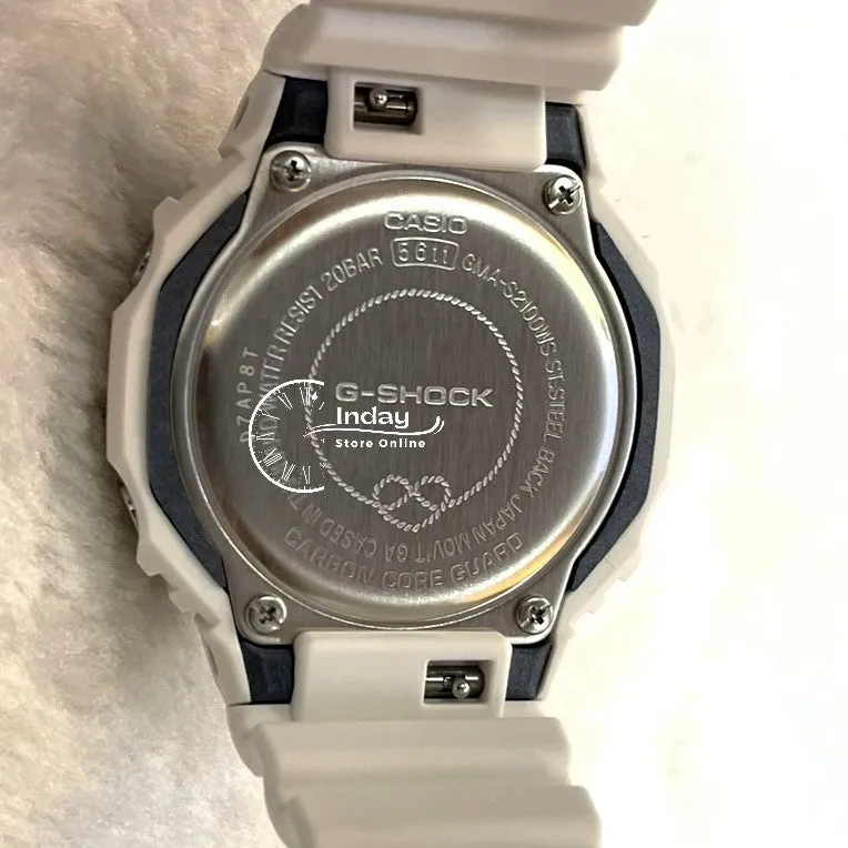 Casio G-Shock Women's Watch GMA-S2100WS-7A Analog-Digital Seasonal Collection 2023 Shock Resistant Carbon Core Guard Structure