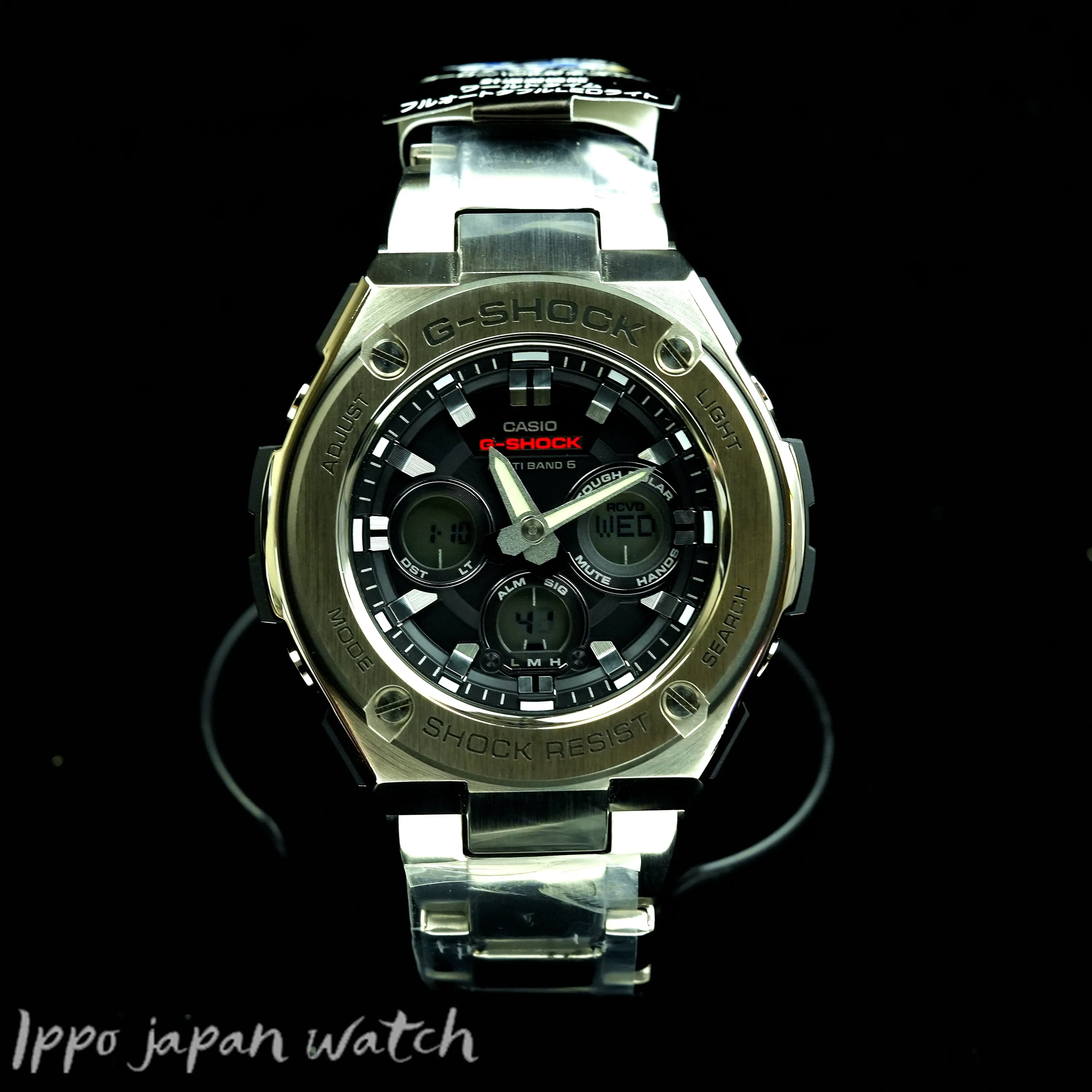 CASIO gshock GST-W310D-1AJF GST-W310D-1A solar stainless 20ATM watch 2017.09release
