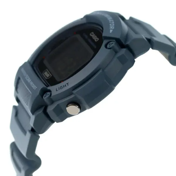 Casio Illuminator Blue Resin Band Black Dial Digital Watch for Gents - W-219HC-2BVDF