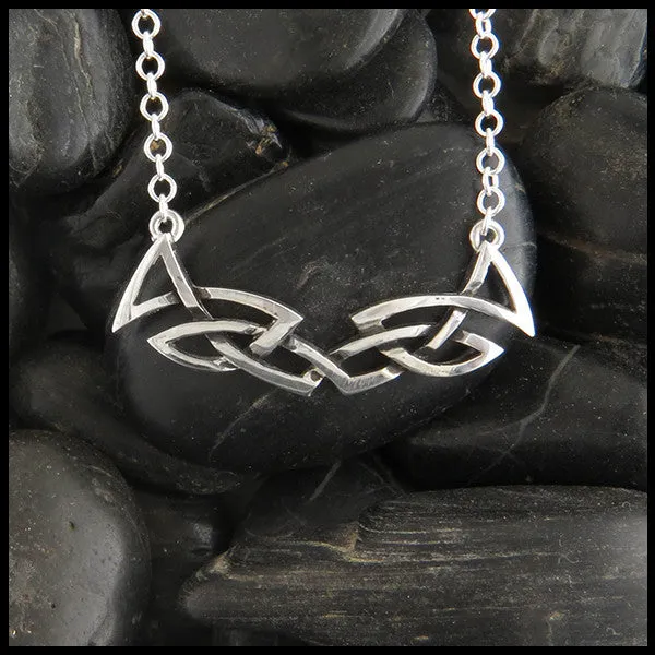 Celtic Knot Bar Necklace