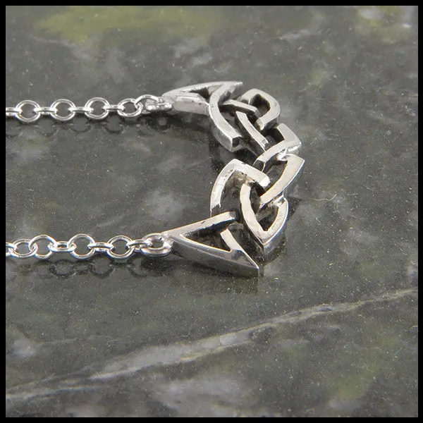 Celtic Knot Bar Necklace