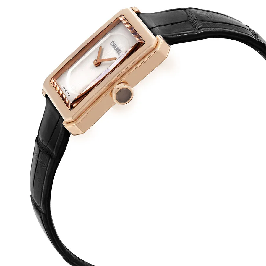 Chanel Boy-Friend Ladies 18K Beige Gold Watch H4886