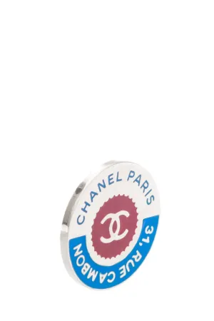Chanel Cruise 2017  Red & Blue Brooch