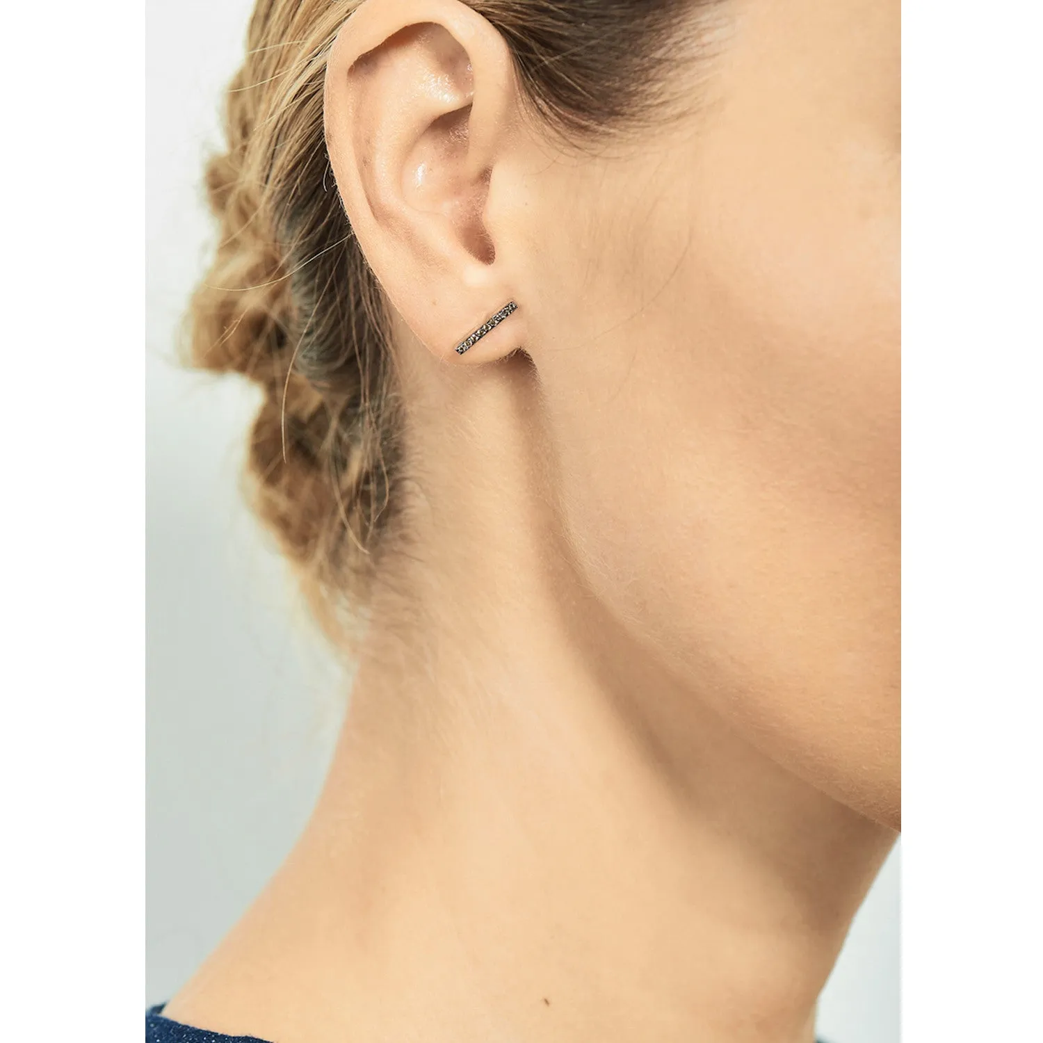 Charlotte Pavé Studs | Champagne Diamonds