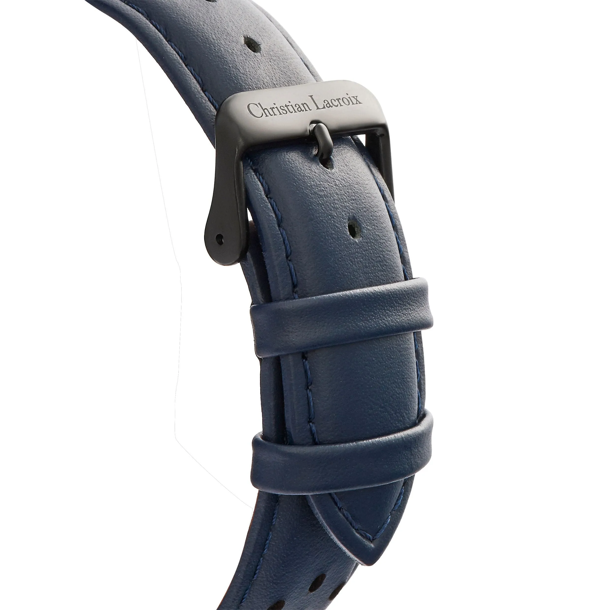 CHRISTIAN LACROIX LMD489N - Date watch Sol Navy & Black