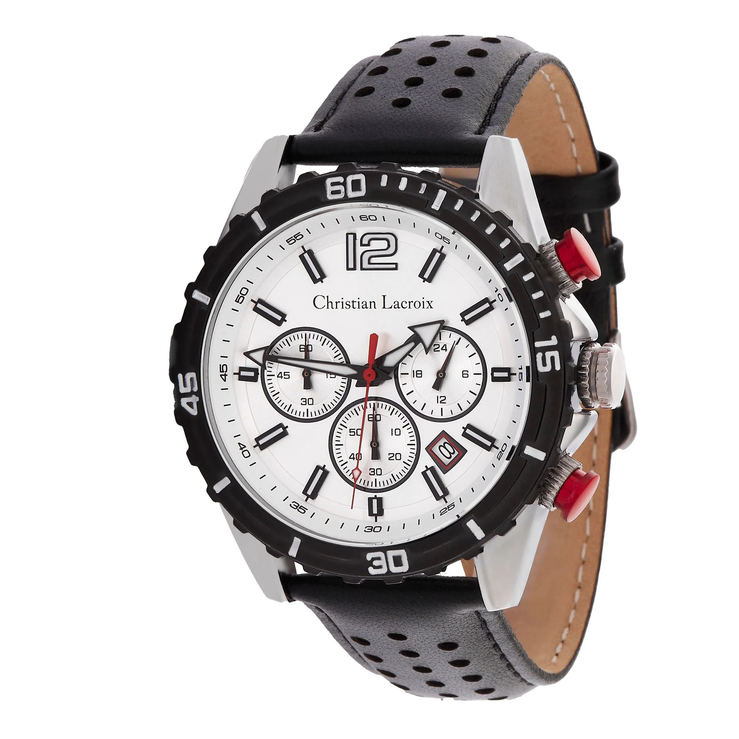CHRISTIAN LACROIX LMK489A - Chronograph Sol Black & Chrome