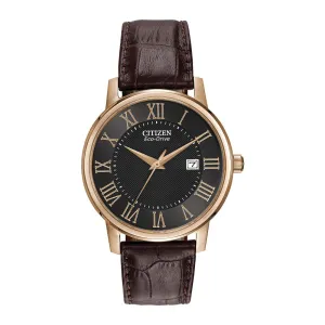 Citizen Eco Drive Men's Brown Strap Watch