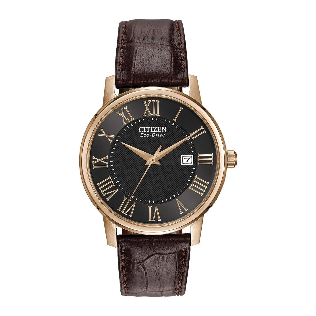 Citizen Eco Drive Men's Brown Strap Watch