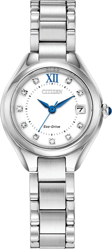 Citizen Eco Drive Silhouette Crystal Women's Watch EW2540-83A