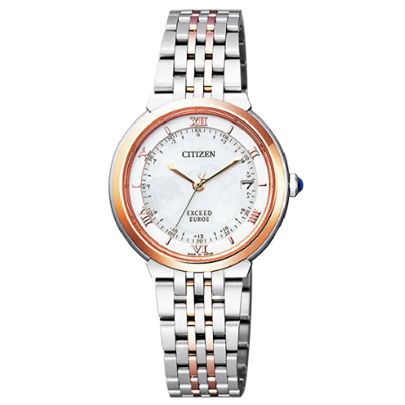 CITIZEN EXCEED ES1054-58W UROS series pair Women's genuine  watch