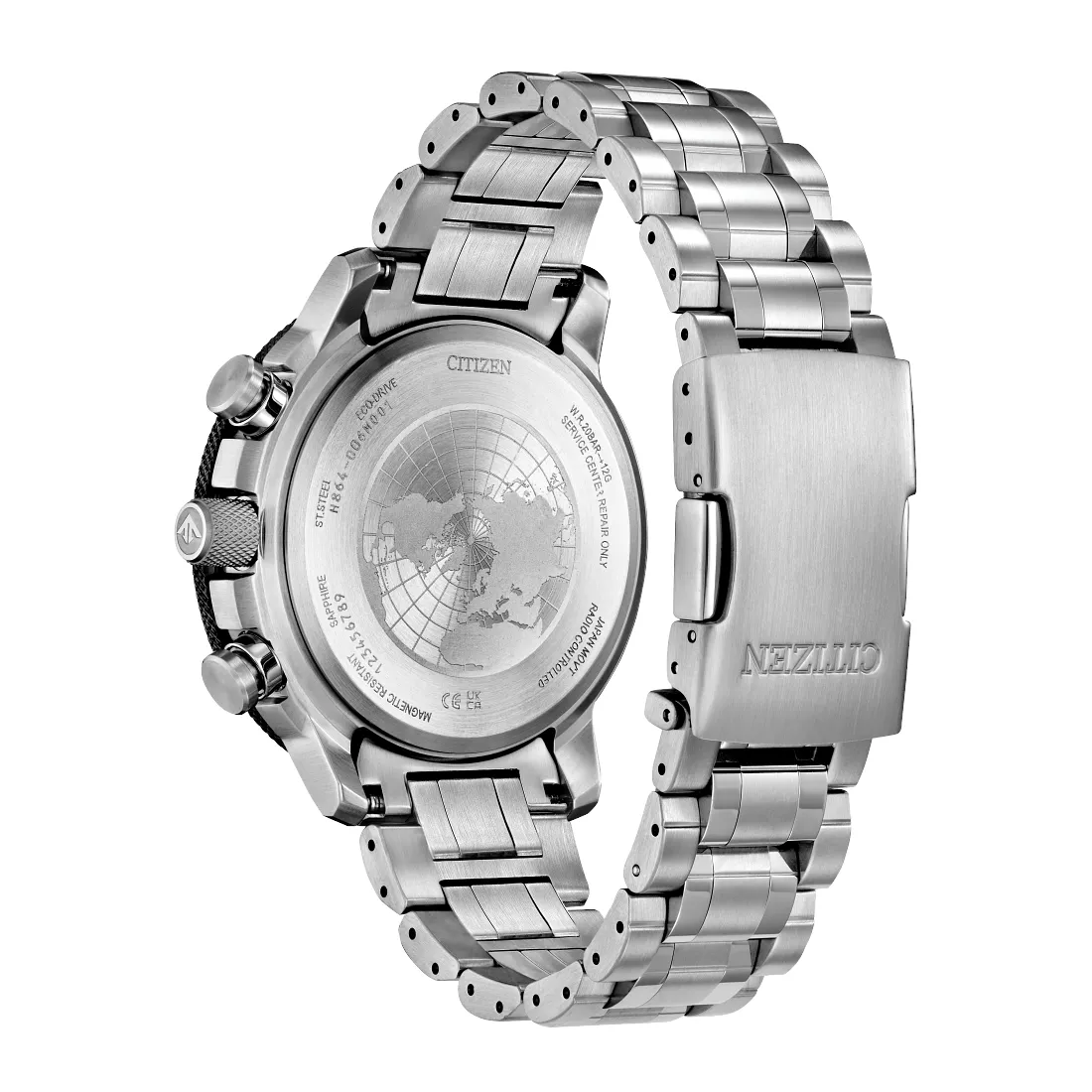 Citizen Promaster Geo Trekker Mens Eco Drive Chronograph Watch