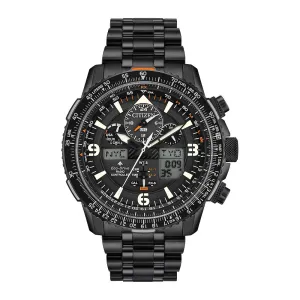Citizen Promaster Skyhawk A-T Mens Eco Drive Chronograph Black Tone Watch