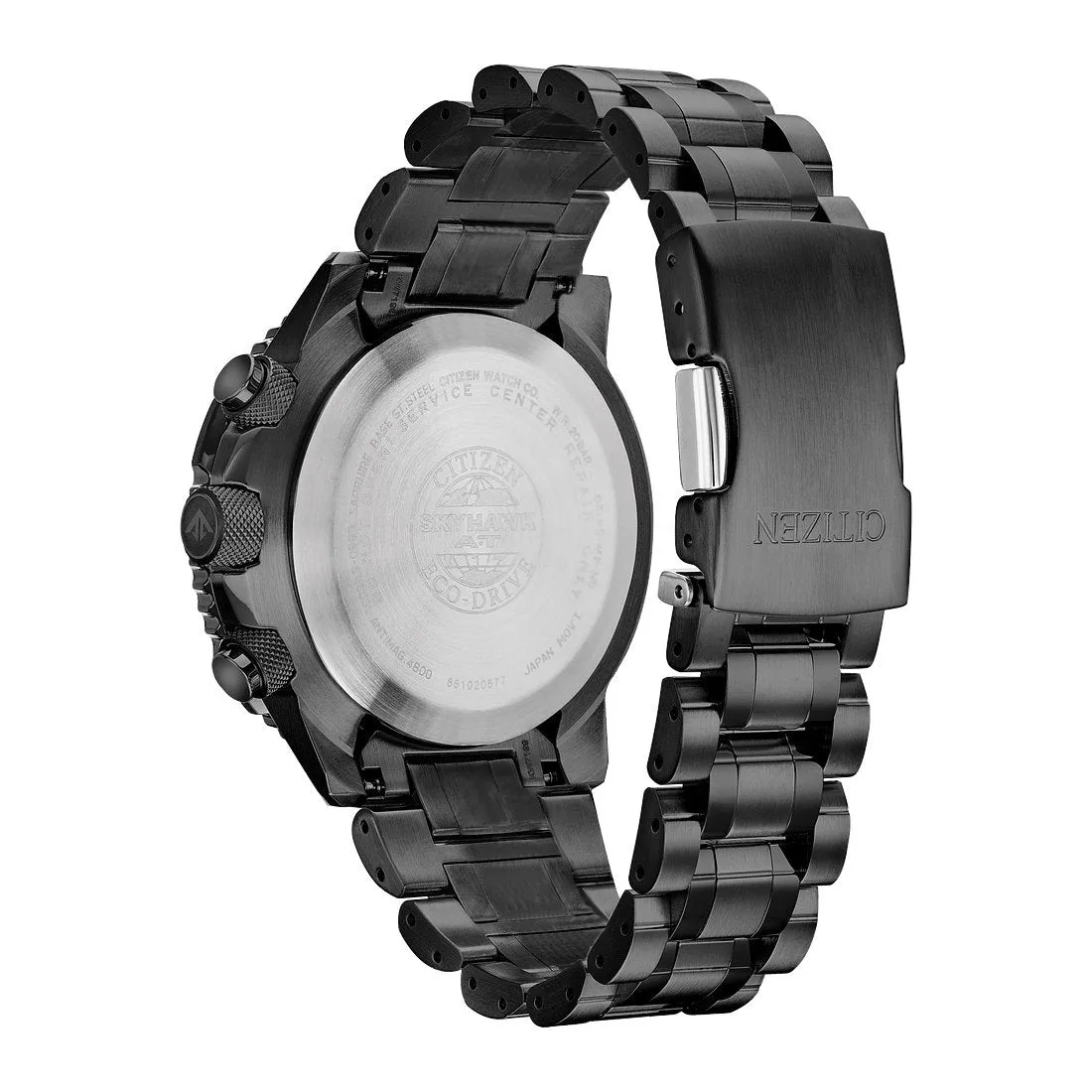 Citizen Promaster Skyhawk A-T Mens Eco Drive Chronograph Black Tone Watch