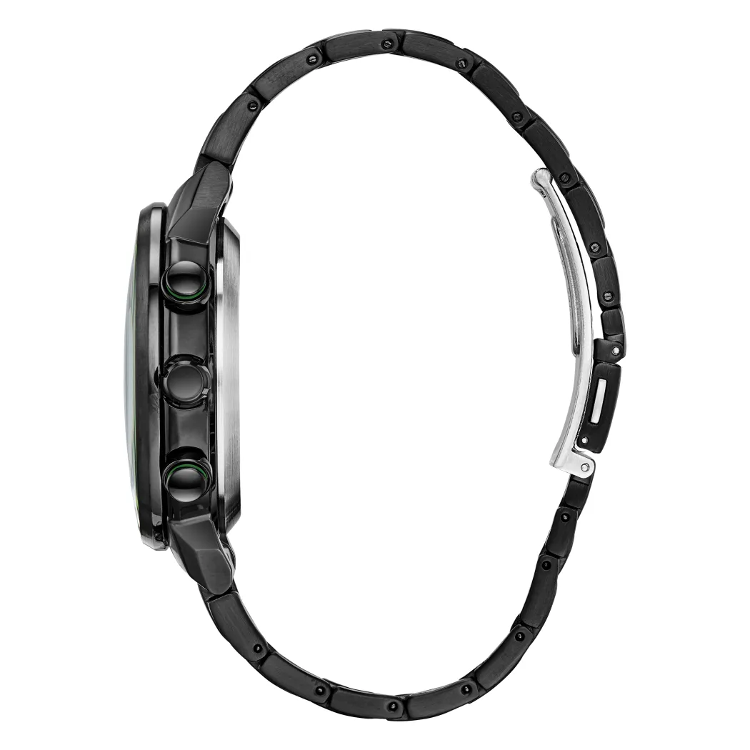 Citizen Satellite Wave GPS Freedom Mens Eco Drive Black Tone Watch