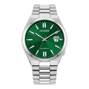 Citizen Tsuyosa Sport Automatic Mens Stainless Steel Green Dial Watch