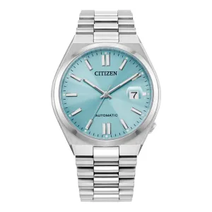 Citizen Tsuyosa Sport Automatic Mens Stainless Steel Ice Blue Dial Watch