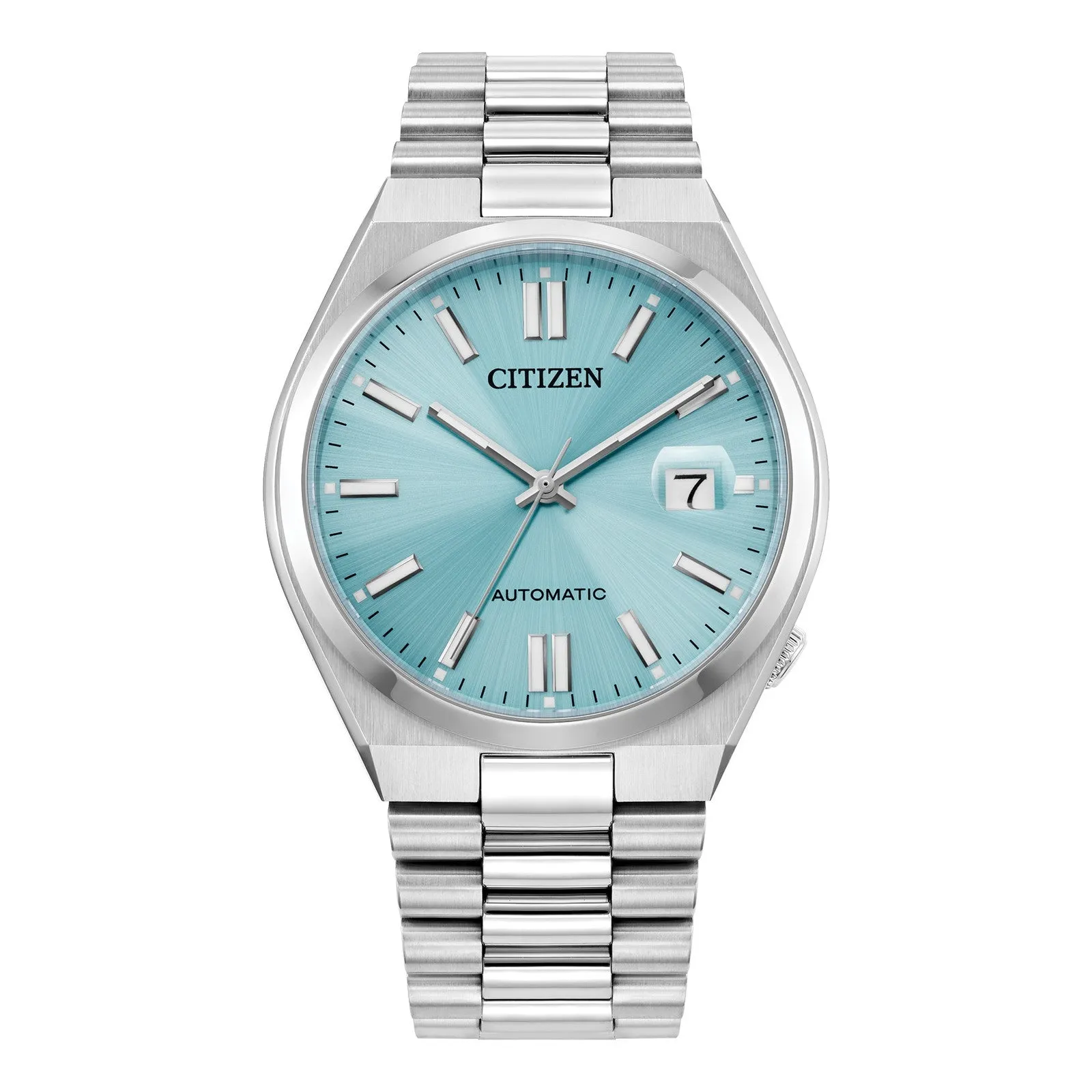 Citizen Tsuyosa Sport Automatic Mens Stainless Steel Ice Blue Dial Watch