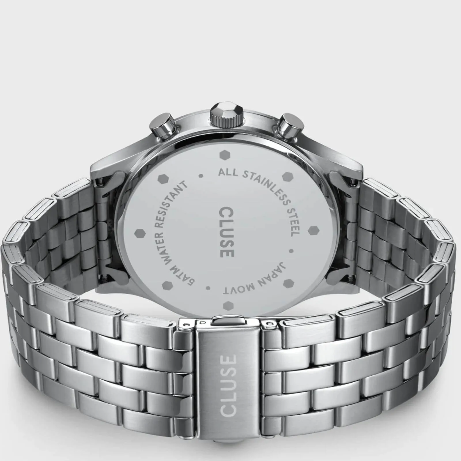 Cluse Antheor Multifunction Steel Watch - Silver