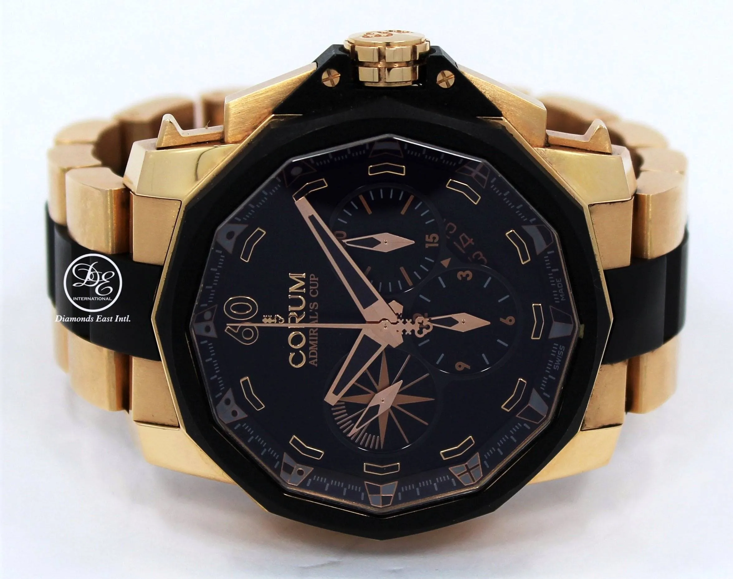Corum Admiral's Cup Challenger 48mm Chrono 18K Rose Gold Limited 753.935.91/V791